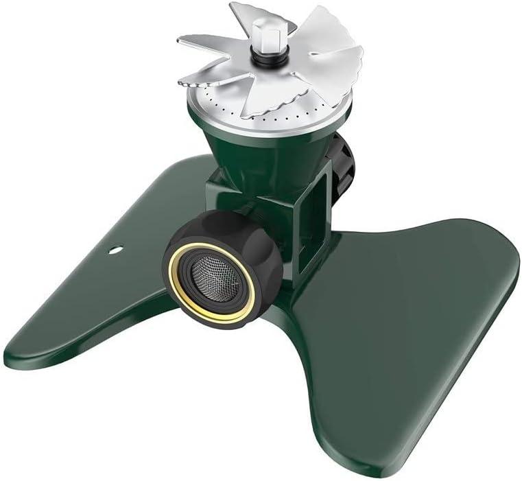 Sprinkler for Yard, Metal Automatic Sprinkler, 360 Rotating Garden Yard Irrigation System with Heavy-Duty Base, for Lawn Irrigation, Garden Sprinkling, Roof Cooling