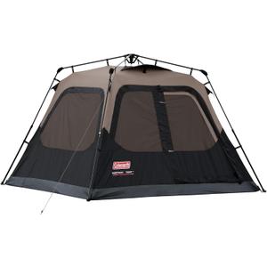 Coleman 4/6/8/10 Person Instant Camping Tent with 1-Minute Setup, Large Family Tent with Pre-Attached Poles, Air Vent, & Carry Bag, Sets Up in About 60 Seconds (Contains PFAS)