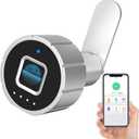 Pothunder Fingerprint Lock, Biometric Cabinet Lock Set - 0.75" (20mm), Bluetooth Access, Digital Keyless for Metal Storage