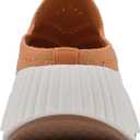 WHITE MOUNTAIN Women's Shoes Dystant Platform Sneaker (6.5, Apricot/Fabric)