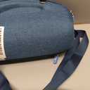 co2CREA Case for JBL Charge 6 Waterproof Portable Bluetooth Speaker, Hard Travel Bag with Detachable Shoulder Strap (Blue Case)