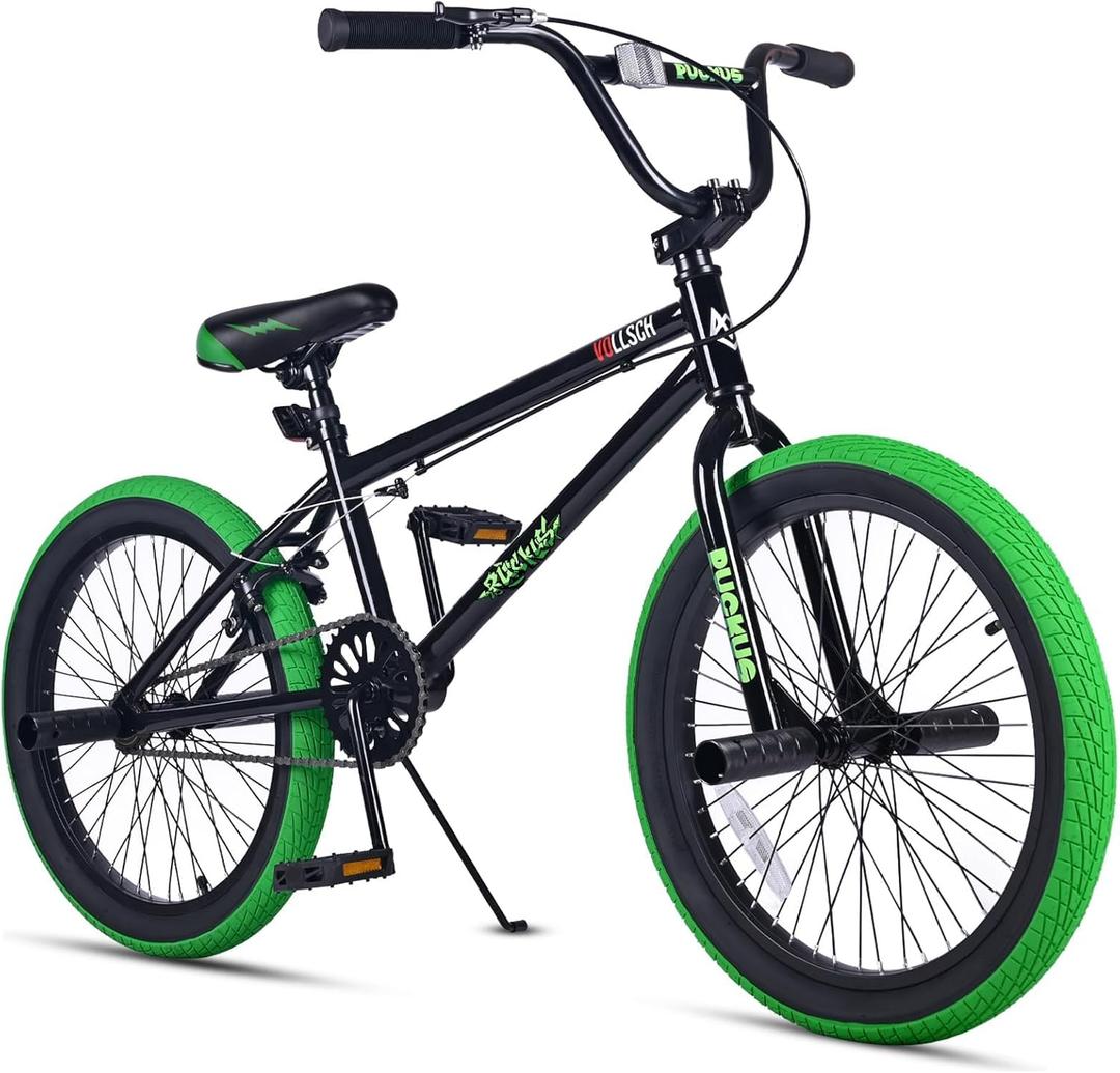 vollsch Freestyle BMX Bikes 18 20 Inch Kids Bicycle for 6-15 Years Old Teens, Boys, Girls, Beginner-Lever Riders,Multiple Colors