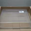 Rubbermaid Commercial Products Polycarbonate Food Storage Box/Tote 8.5 Gallon Clear for Restaurant/Kitchen/Cafeteria