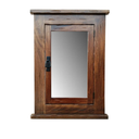 D&E Wood Primitive Mission Recessed Medicine Cabinet/Rustic/Solid Wood & Handmade