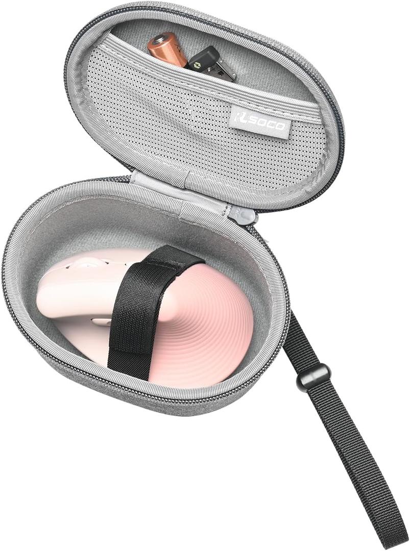 RLSOCO Travel Case for Logitech Lift Vertical/MX Vertical Wireless Ergonomic Mouse - Grey (Case Only)