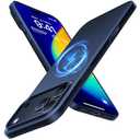 TORRAS Magnetic Slim Fit for iPhone 17 Pro Case 6.3 inch, Ultra-Thin, Compatible with MagSafe, Lightweight Matte Anti-Scratch Hard PC Cover Phone Case for iPhone 17 Pro OriginFit, Deep Blue