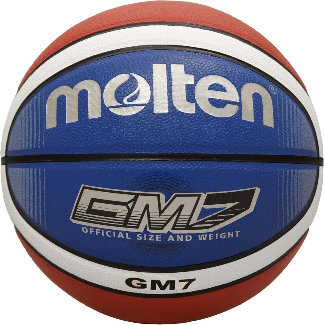 Molten Bgmx-C Basketball, Red/White/Blue (Official Size 7)
