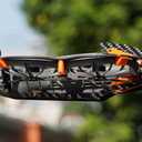 Neo 2 Premium Carbon Fiber Protection Kit for FPV Flying, High-Strength Reinforced Design, Lightweight Full Protection Set, No Original Propeller Guard Needed, Adds Only 19g vs. Original Guard, Only 1.5 Minutes Less Battery Life (1 Set, Orange)