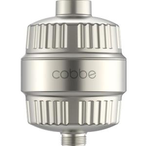 Cobbe HD HEAVY DUTY High Output Shower Filter  99% REMOVAL Shower Head Filter for Hard Water, Heavy Metals, Chlorine and Harmful Substance, Improve your skin and hair, Brushed Nickel