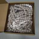 2 Pcs 18 ft Boho Christmas Tree Wood Bead Garland Vintage Natural Wooden Beads Garland Decorative Rustic Holiday Xmas Tree Country Farmhouse Christmas Decor for Indoor Home Use(White)