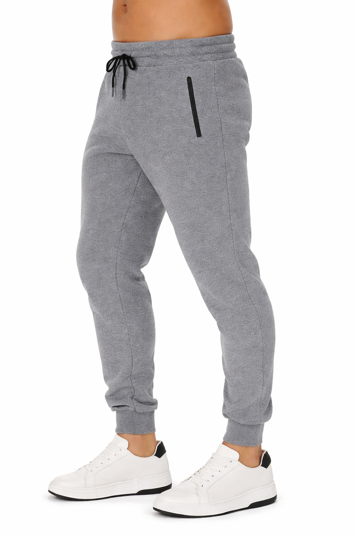 Money Jones Sweatpants for Men, Joggers  Men's Athletic Sweatpants Pockets & Zipper Active Workout Pants, Size M