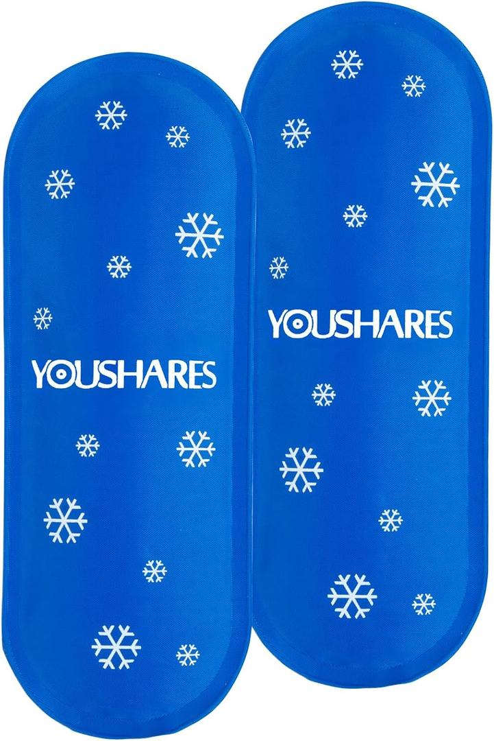 YOUSHARES Diabetes Ice Packs for Insulated Medication Travel Bag - TSA Approved Ice Packs for Insulin Cooler Travel Case, Mini Ice Packs Suitable for Most Medication Cooler Travel Case2 Packs