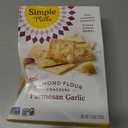 Simple Mills Parmesan Garlic Almond Flour Crackers, 4.25 OZ (EXP 09/16/26)