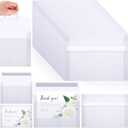 150 Pcs A7 Translucent Vellum Envelopes 5.25 x 7.25 Inch Wedding Clear Invitation Envelopes Self Adhesive White Vellum Paper for Greeting Cards Announcements Photos