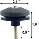 4 Pcs Lawnmower Blade Sharpener for Any Power Drill,Hand Drill,bush machines, Lawn Mower & knives for household kitchen utensils, etc.