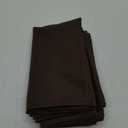 Long Fabric Shower Curtain Liners 72" Width by 84" Length, Brown Water Resistant Bathroom Curtains Rust Resistant Grommets Top Weighted Bottom Hem Machine Washable Brown