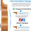Ukulele Concert Mahogany Bundle 23 inch Ukelele for Beginners Adults Professional Four String Wooden Hawaiian Starter Uke Kit, by Vangoa