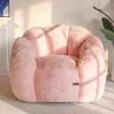 MAXYOYO Bean Bag Chair for Adults, Floral Shaped Bean Bag Sofa, Single