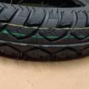 3.50-10 Scooter Tubeless Tire, 10 Inch Electric Bike tire, Tire for Front/Rear Replacement, for Adly Breeze 50 and Sprint 50 and compatible with other 50cc Scooters [Bent Mouth Valve]