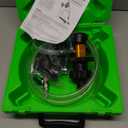 OEMTOOLS 24444 Coolant Vacuum Refill Kit, Coolant Pressure Tester Kit, 70110 PSI Working Pressure, 5 Bushings, 1 Tapered Cone Adapter, Vacuum Leak Detector, Pressure Tester for Coolant System