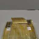 FOCUSLINE 75 Pack Gold Plastic Silverware Disposable Cutlery Set - 25 Forks Knives Spoons - Disposable Flatware Heavy Duty Plastic Utensils Set for Catering, Parties, Dinners, Weddings