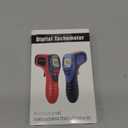 Handheld Digital Laser Tachometer Non-Contact RPM Meter Motor Speed Gauge Gun Measuring Range: 2.5-99999RPM (Blue)