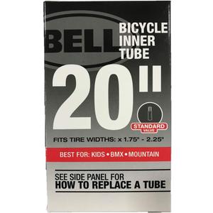 BELL Standard Bicycle Inner Tube, 20" x 1.75" - 2.125", Black