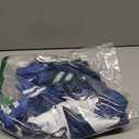 Men's Retro Y2k Mesh Jersey Shirts V Neck Number Graphic Tees Half Sleeve Baggy T Shirt Streetwear (X-Large, Blue)