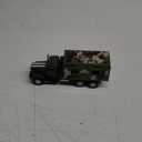 OTONOPI Military Truck Metal Diecast Army Armored for Boys Girls Pull Back Toy Model Car Treatment Transport Vehicle with Lights and Sounds