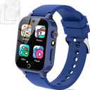 Vakzovy Smart Watch for Kids with 39 Puzzle Games HD Camera MP3 Player Audiobook Video Pedometer Habit Tracking Learn Card Flashlight Kids Smart Watch Boys Gift for 5-12 Year Old Boys Toys