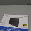 TV Antenna Indoor, Digital Amplified Indoor HDTV Antenna, 1080p VHF UHF Television Local Channels Detachable Signal Amplifier and 16.5ft Long Coax Cable (White)