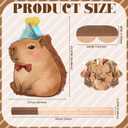 Seematn Capybara Piata Bundle Capybara Birthday Party Supplies Animal Piata Bundle with a Blindfold, Bat and Confetti for Birthday Baby Shower Party Decorations