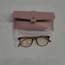 miyya Blue Light Blocking Glasses Women, Fashion Round Transparent Anti Blue Light Glasses with Anti Eyestrain & UV Glare