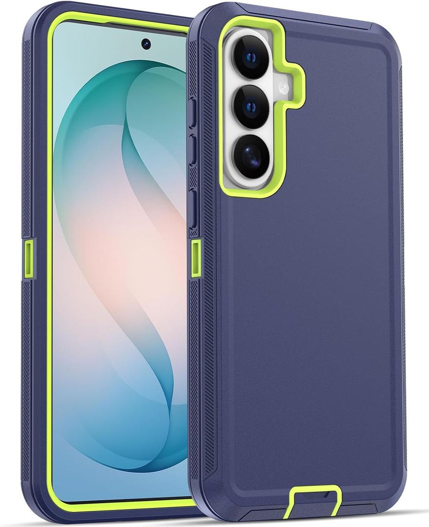 Jelanry for Samsung Galaxy S26+ Rugged Series Case - Blue, Heavy Duty Shockproof Bumper Dual-Layer Hybrid Protection Cover w/Port Anti-Dust/Scratch Phone Case for Galaxy S26 Plus 5G 6.7'' Men Women