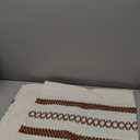 MIULEE Set of 2 Coco Brown Boho Decorative Pillow Covers 18x18 Inch Farmhouse Rustic Couch Throw Pillows Modern Spring Cotton Cushion Covers Retro Cute Macrame Woven Home Decor for Bed Sofa Chair