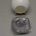 TUTU&LELE Hamster Hideout, Tiny House Hideout and Habitat, Space Elf Hiding Nest, Durable Hamster Bed with Round Thick Plush Pads, for Mice, Gerbils,Hamsters to Play, Sleep and Rest (White)