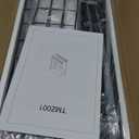 IBUYKE Narrow Side Table with Storage Shelf, 3 Tier End Table,Modern Sofa Table,Small Nightstand with Magazine Rack,Telephone Table for Small Spaces,for Living Room, Bedroom,Brown 