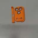 Amazon.com: for iPhone 17 Pro Max Bumper Case Compatible with MagSafe, Minimalist Frameless Corner Protection Pad with Camera Lens Protector, No Back Soft Silicone TPU Shockproof for iPhone17 Pro Max (Orange) : Cell Phones & Accessories