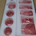 Pink Vase, Bud Vases Set of 24, Small Pink Glass Vases for Flowers Wedding Flower Vase in Bulk Modern Glass Bud Vase for Decor Home Centerpieces Table Flower Decor