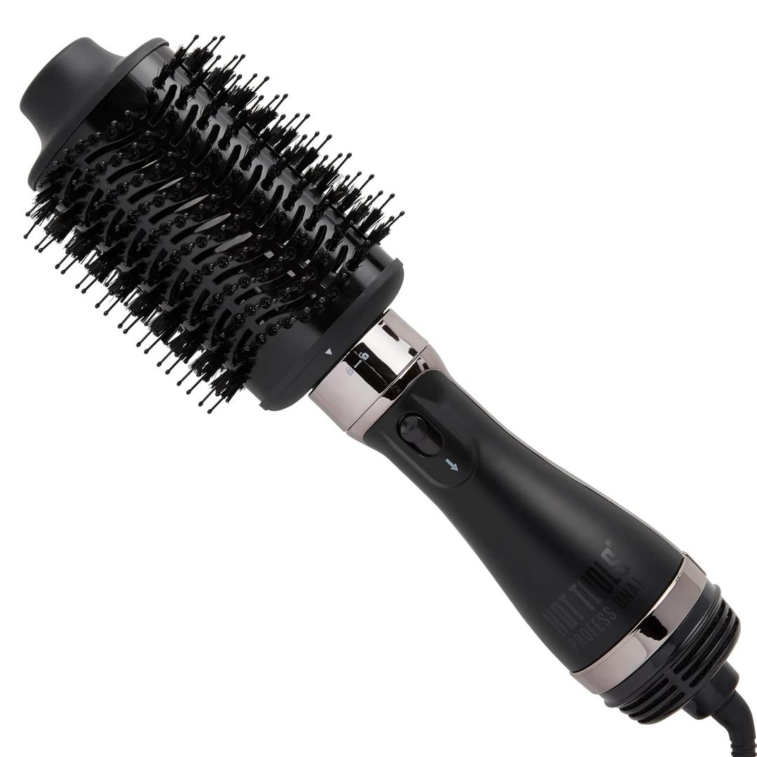 Hot Tools Pro Artist Black Gold Detachable One Step Volumizer and Hair Dryer | Pro Drying & Styling (Large) (2.8 Inch One Step)