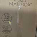 Step2 MailMaster Plus Mailbox & Post, Weather Resistant, Large Outdoor Mailboxes, Made of Durable Plastic, Easy to Install, Flag Included, Black