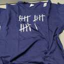 16 Years Done 16th Birthday Old Funny Tally Marks Counting T-Shirt, Size Large