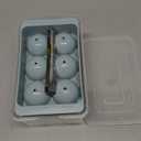 WIBIMEN Large Ice Cube Molds, Big Round Whiskey Ice Cube Trays for Freezer, Easy to Fill & Release, Whiskey Bourbon Cocktail(1.9In*6 Balls- Blue/2 Pack)