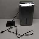 Dehumidifiers for Home (85 OZ Water Tank, 800 sq.ft) Quiet Small Dehumidifier for Basement Bedroom Bathroom with Drain Hose, 3 Gear Timer, Sleep Mode, Auto Shut Off, 7 Color Ambient Light (Classic Silver)