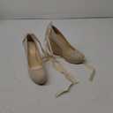 Jessica Simpson Women's Zexie Espadrille Wedge Sandal (7.5, Natural)