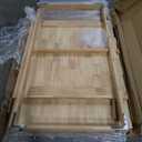 Solid Wood Folding Dining Table 83 X 39 Inches Outdoor Dining for Up to 8-10 People Serving Table Event Extension Table- Patio Furniture Solid Wood Kitchen Table