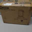 Juicer Machines, Cold Press Juicer with Wide Feed Chute, Slow Masticating Juicers for Whole Vegetables & Fruits, High Juice Yield, Easy to Clean, Large Auger, Light Silver