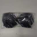 Deyllo Women's Push Up Bra Deep V Underwire Bra Full Coverage Lightly Padded Bras (Black)