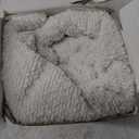 Pack of 2 Decorative Throw Pillow Covers Accent Solid Woven Textured Cushion Covers Pillow Cases Bedroom Living Room Sofa Home 20 x 20 Inch Cream White