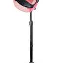 Hooded Hair Dryer, Professional Standing Hair Dryer with Time Settings, Touch Controls and 3 Temperature Modes, Sit Under Hair Dryer Bonnet, Height Adjustable Ionic Hooded Dryer for Home or Salon Use